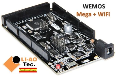 WeMOS Mega + WiFi R3 ATmega2560 + ESP8266 USB-TTL for Arduino Mega NodeMCU - Imagen 1 de 4