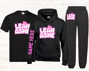 Kids LEAH ASHE personalised Hoody T-Shirt Joggers bundle merch hoodie inspired - Picture 1 of 1