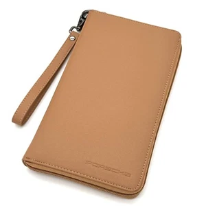 Chinesisches Neujahr Thema Beige Leder Porsche Etui - Kartenetui | AD Geschenk - Bild 1 von 14