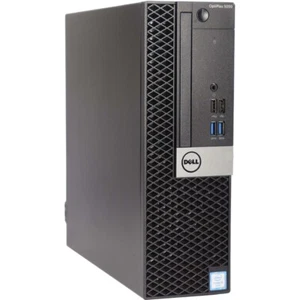 Dell Desktop Computer Core i5 3.2GHz SFF 8GB 500GB HD DVD Wifi Windows 10 PC - Picture 1 of 6