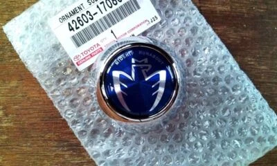 Juego de tapacubos centrales de rueda azul genuino Toyota MR2 Spyder MRS 42603-17080 X4 F/S Foto 1 de 2