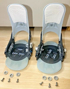 Burton Custom SI Step-In Grey Snowboard Bindungen Bindings Größe L für 42 bis 46 - Bild 1 von 11