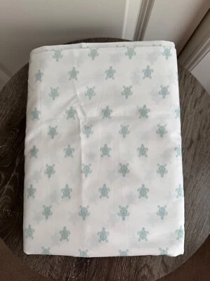 Tommy Bahama Aqua Sea Turtle KING Sábana Plana 100% Algodón Percal NUEVO Foto 1 de 2