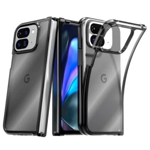 Funda transparente TPU híbrida a prueba de golpes plegable para Google Pixel 9 Pro (2024) - Imagen 1 de 7