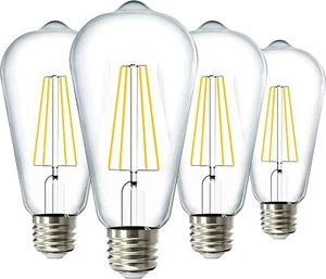 Sunco 4 Pack Dusk to Dawn Light Bulbs LED Edison 2700K Soft White, 7W Equivalent - Picture 1 of 1