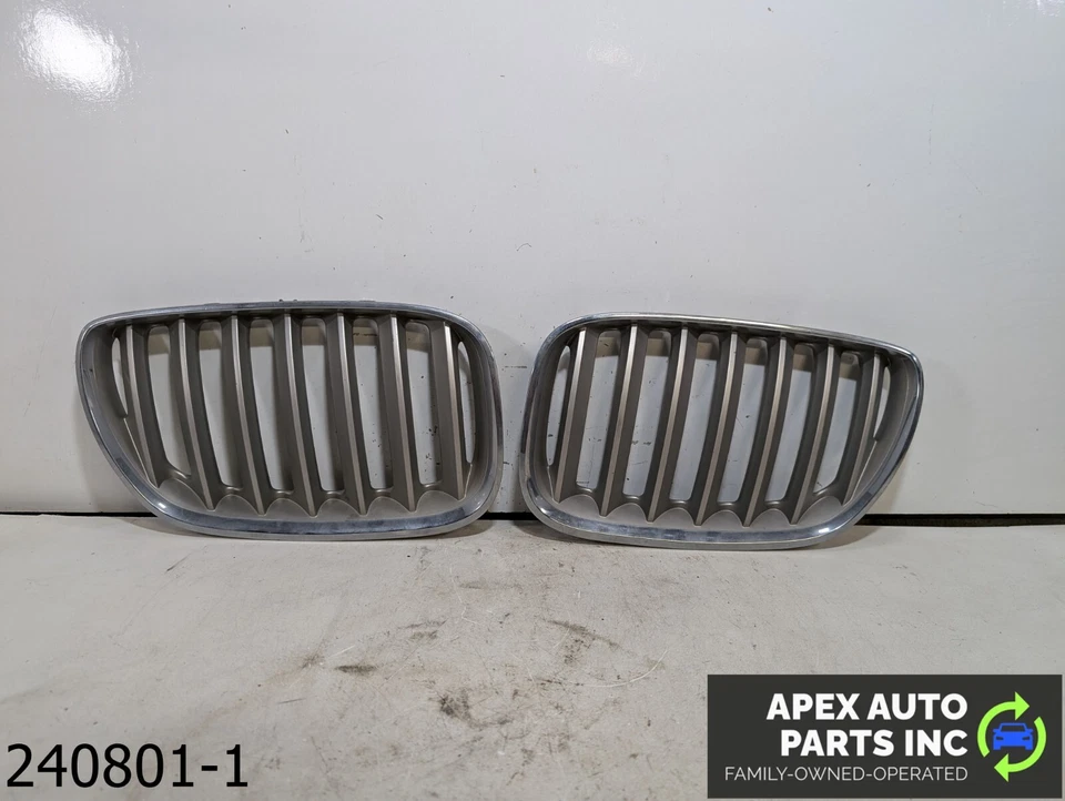 OEM 2005 BMW X5 4.4L FRONT LEFT & RIGHT SIDE UPPER BUMPER GRILLE Foto 1 de 4