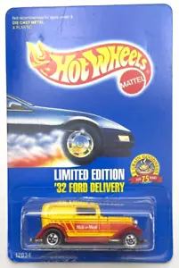Hot Wheels - Malt O Meal - Limited Edition - '32 Ford Delivery - New on Card - Picture 1 of 2