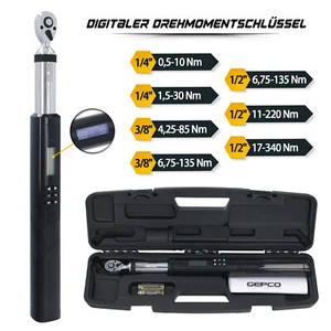 Électronique Clé Dynamométrique 1/4 " 3/8 " 1/2 " À 340 MM Profi Digital LED - Bild 1 von 10