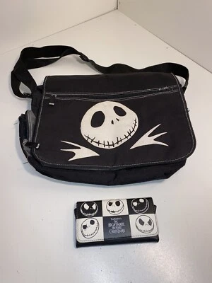 Disney Nightmare Before Christmas Messenger Laptop Crossbody Bag & Wallet - Image 1 of 4