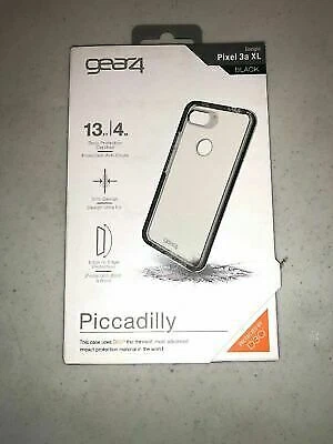 Gear4 Piccadilly Series Case for Google Pixel 3a XL - Clear/Black - Image 1 of 3