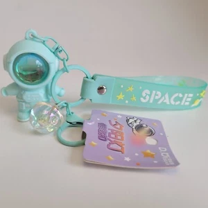 Llavero Azul Astronauta Bola Espacial ¡Nuevas etiquetas e luces! ¡Diversión! Ver descripción - Imagen 1 de 5