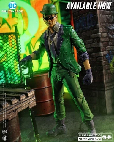 McFarlane DC Multiverse THE RIDDLER - BATMAN ARKHAM CITY  MIP  7" Action Figure Cover