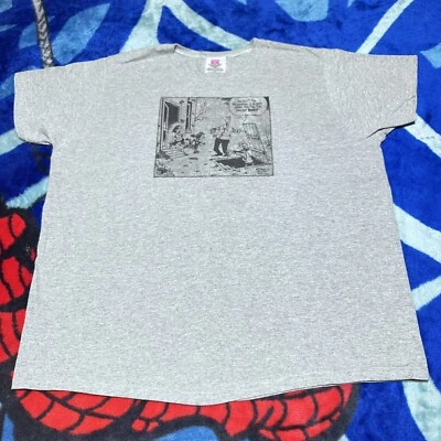 Camiseta De Colección Años 90 New Millennium Y2K Doomsday Tira Cómic Talla Grande Foto 1 de 4