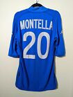 2000/02 Kappa Italy Montella #20 Home Shirt XL / Maglietta / trikot