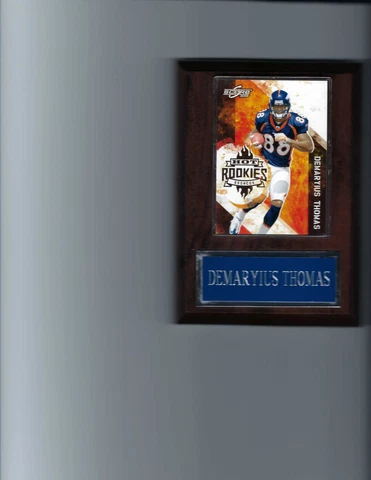 DEMARYIUS THOMAS PLAQUE DENVER BRONCOS FOOTBALL NFL   C Cover