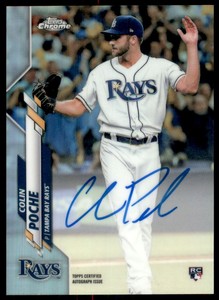 2020 Topps Chrome Rookie Autographs Refractors #RACPO Colin Poche /499