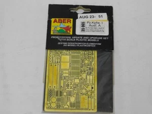 1/35 Aber Fotoätzung Detail Set PzKpfw I Ausf A & PzBefWgI 4 Italeri Zvezda Kit - Bild 1 von 1