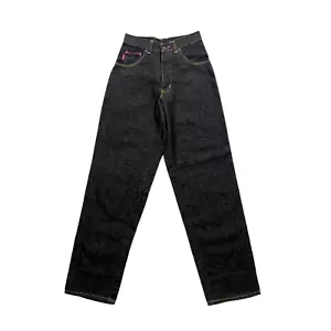 Pantalones de mezclilla negros Carrera para mujer | Vintage Beverly Hills Boulevard tiro alto mamá cónico - Imagen 1 de 3