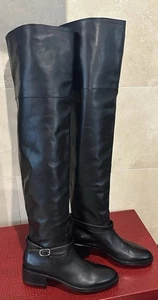 Tamara Mellon Heritage OTK 40 Black Leather Riding Boots NWB US 10,5 EU 41 $1350 - Bild 1 von 13