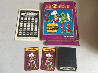 intellivision game - BurgerTime - Image 1 of 3