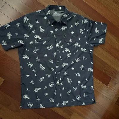 Croft & Barrow Fishing Quick-Dry Shirt Men's L Fly Fish Vented Hiking Camping - Image 1 of 4