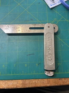 Vintage Stanley Pat. 7/14/08 Metal Sliding T Bevel Square, Made in U.S.A 6” Blad - Picture 1 of 6