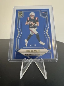 2025 Elite Football Drake Maye /75 - Nice Color Match - New England Patriots - Picture 1 of 3