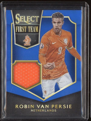 2015-16 Panini Select Soccer FT-RVP Robin Van Persie First Team Patch Blue 10/99 - Image 1 of 2