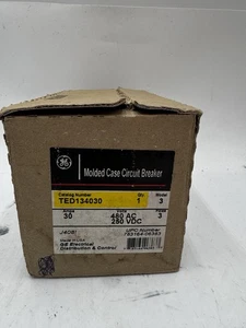 General Electric GE TED134030 Leitungsschutzschalter 3-polig 30 Ampere 480V - Bild 1 von 7