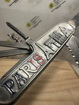 “PARIS” Branded 11 in 1 Multitool 3.5” Closed - Image 1 of 4
