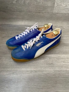 Vintage 70er Puma Panama Blau Low-Top Sneaker Made in YUGOSLAVIA 10,5 - Bild 1 von 16