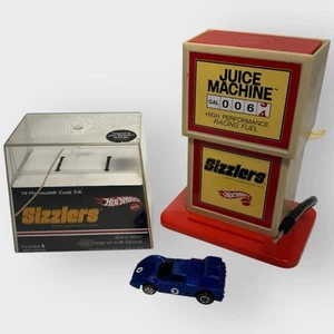 2006 Issue Hot Wheels Sizzlers Redline Angelino M-70 #7 Car Blue JUICE MACHINE - Picture 1 of 6