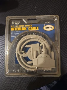Interex 6 pieds Câble d'interconnexion parallèle DB25 mâle vers mâle - Photo 1/2