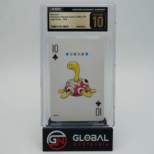 Shuckle 1999 Japanese Pokemon Playing Cards Gold Deck POP 7 CGC PRISTINE 10 - Picture 1 of 2