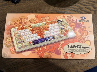 Redragon RDK708GF FIZZKACT Pro Art Mechanical Keyboard – Wireless/Wired – New - Image 1 of 4