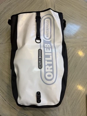 Ortlieb Back-Roller Clásico Impermeable Alforja 20L Bolsa Rack Blanco/Negro Foto 1 de 4