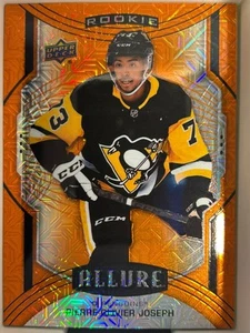 2020-21 Upper Deck Allure - Rookie SP Pierre-Olivier Joseph Orange Slice (RC) - Picture 1 of 1
