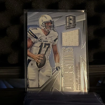 2014 Panini Spectra Cornerstones Jerseys #15 Philip Rivers /199 - Image 1 of 2