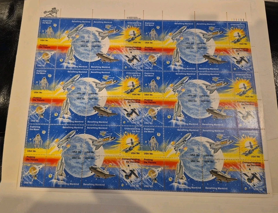 United States 1912-19 1981 18c Space Achievement - Image 1 of 1