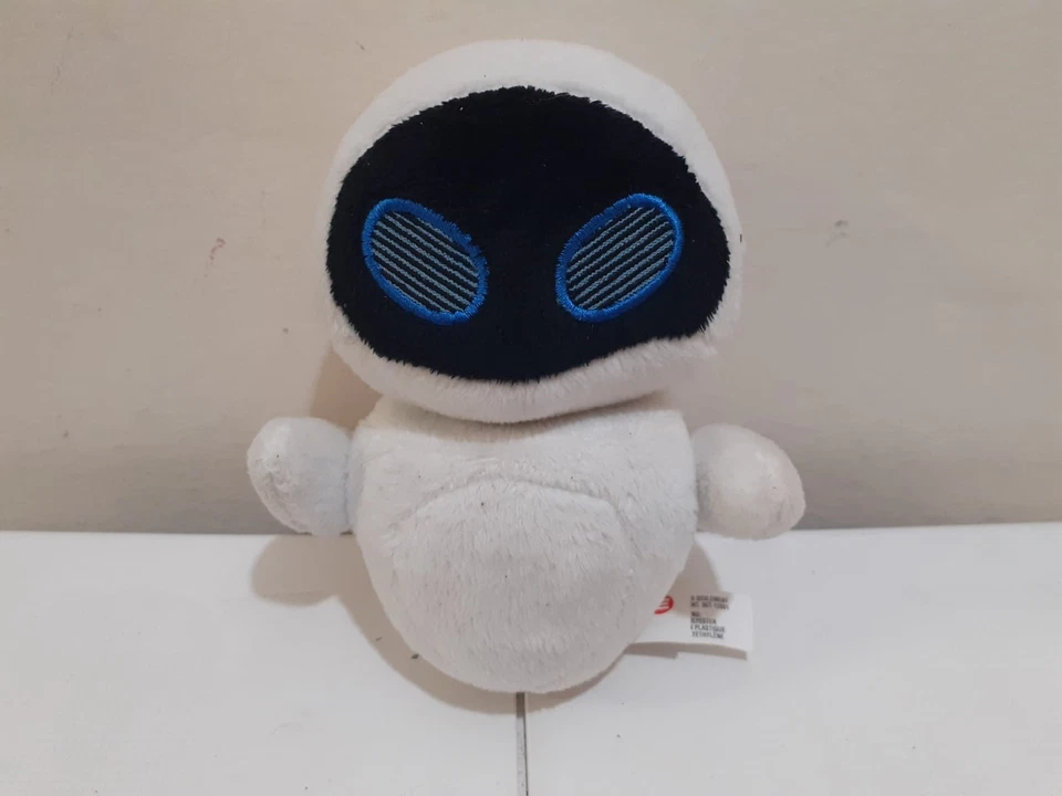 Rare Eve Soft Plush Toy Wall-e Stuffed Toy With Head Turns 360° Pixar - Image 1 of 4