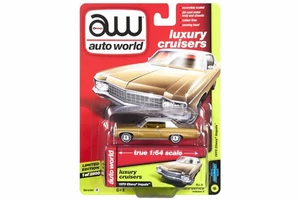 Auto World Luxury Cruisers 1970 Chevrolet Impala, Gold, 1:64 AW64172-6 - Picture 1 of 2