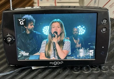 MyGoTV 7” Portable Widescreen Digital TV DPT170D+ Works Great Original Box - Image 1 of 4