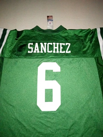 NWT Mark Sanchez NY Jets NFL Player's Jersey XXL Reebok Cover