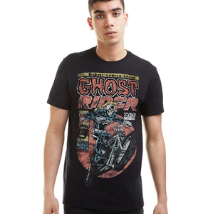 Ghost Rider Mens T-shirt Black S-XXL Official Marvel - Picture 1 of 6