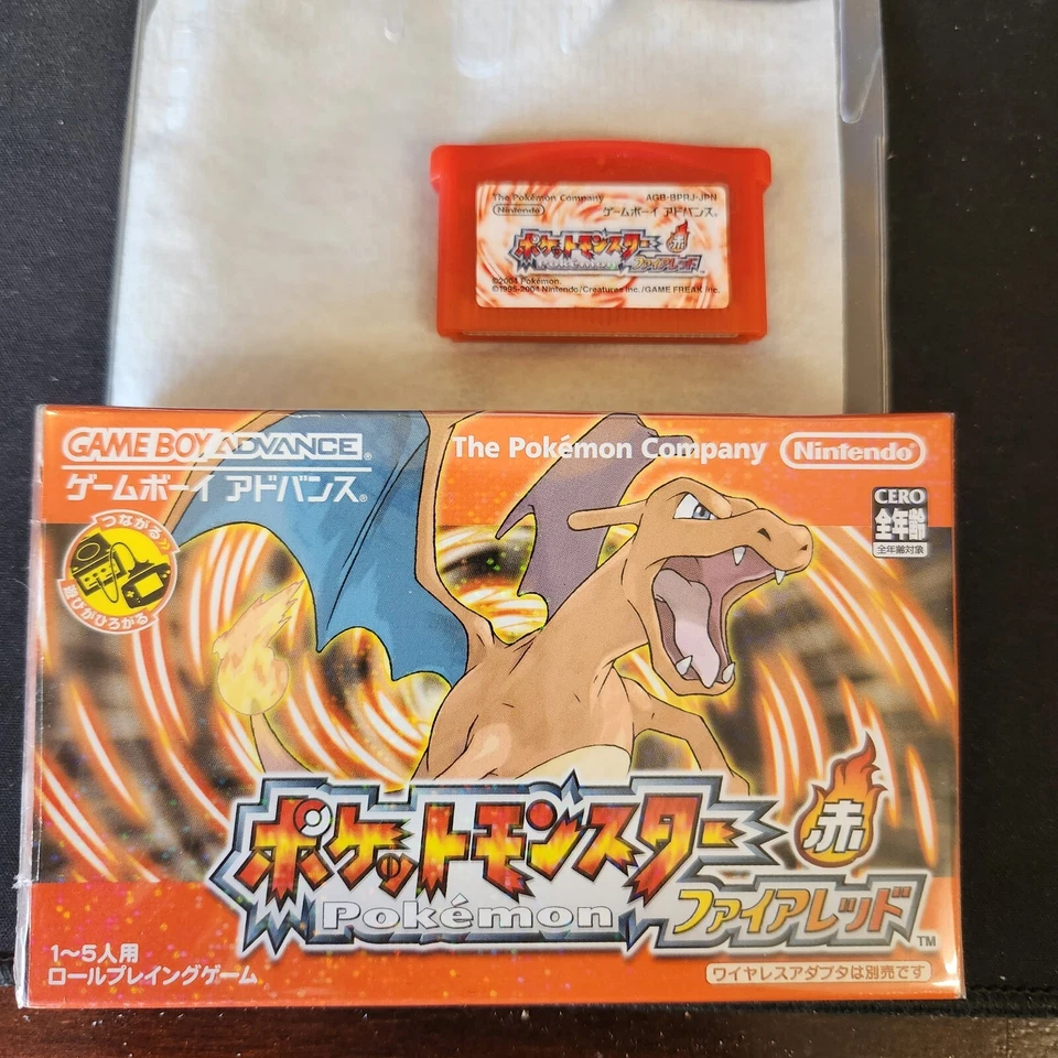Pokemon FireRed Version - Nintendo Game Boy Advance - JAPAN AGB-BPRJ-JPN - GBA - Image 1 of 4