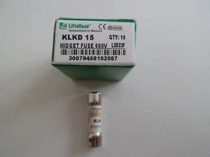 Littelfuse KLKD 15 *10 Stück* *NOS* - Picture 1 of 1