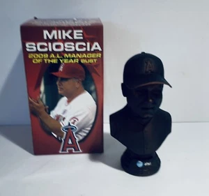 LA Angels Mike Scioscia 2009 AL Manager of the Year Bust w/Original Box - Picture 1 of 15