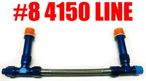#8 ENTRADA 4150 KIT TRENZADO HOLLEY LÍNEA DE COMBUSTIBLE RÁPIDO AZUL COLOR ENVÍO GRATUITO EE. UU. - Imagen 1 de 1