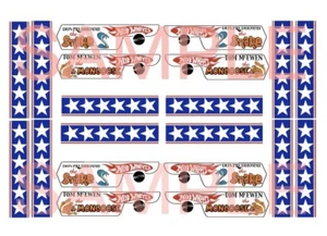 1:64 Snake Mongoose Panel WATER-SLIDE DECALS FOR HOT WHEELS, MATCHBOX, SLOT CAR - Picture 1 of 2