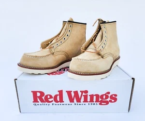 Red Wing 8173 Hawthorne Abilene Roughhout Moc Toe US 8 E nuovo con scatola fabbrica 2nds - Foto 1 di 8